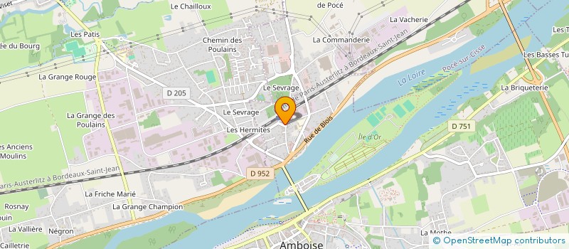 localisation de l'entreprise MONSIEUR STEPHANE BILLARD à AMBOISE
