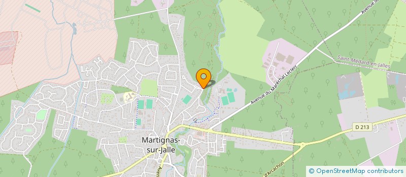 localisation de l'entreprise MONSIEUR STEPHANE BILLARD  GUJAN-MESTRAS