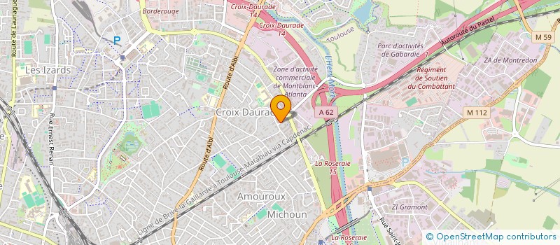 localisation de l'entreprise MONSIEUR STEPHANE BILLARD à TOULOUSE