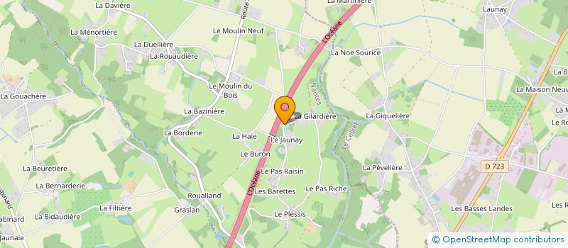 localisation de l'entreprise MONSIEUR STEPHANE BILLARD  MAUVES-SUR-LOIRE