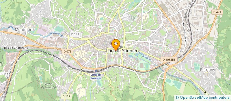 localisation de l'entreprise MONSIEUR STEPHANE BILLAUDEL à LONS-LE-SAUNIER
