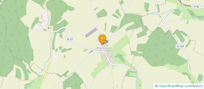 localisation de l'entreprise MONSIEUR STEPHANE BILLERY  FRANCOURT