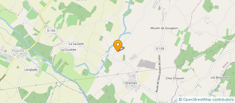 localisation de l'entreprise MONSIEUR STEPHANE BILLOT  MONTPELLIER-DE-MEDILLAN