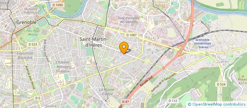 localisation de l'entreprise MONSIEUR STEPHANE BILLOT à SAINT-MARTIN-D'HERES