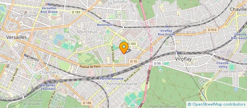 localisation de l'entreprise MONSIEUR STEPHANE BINAUD à VERSAILLES