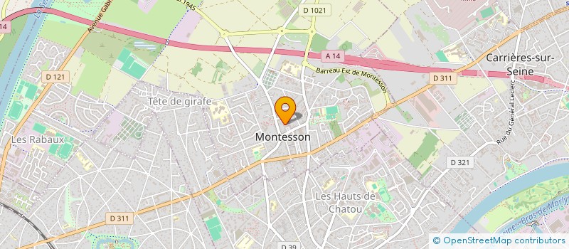 localisation de l'entreprise MONSIEUR STEPHANE BINET à MONTESSON