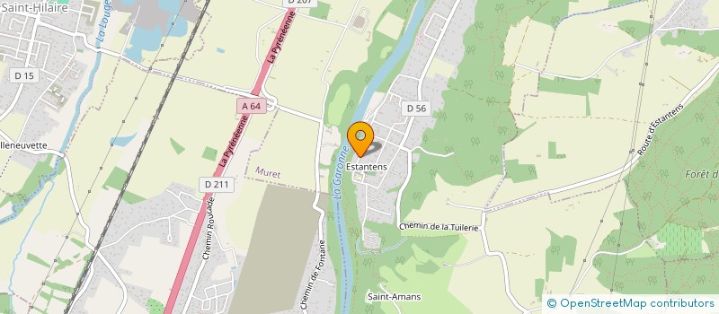 localisation de l'entreprise MONSIEUR STEPHANE BINET  MURET