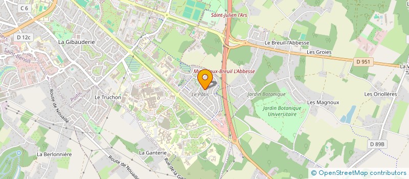 localisation de l'entreprise MONSIEUR STEPHANE BINOIST  POITIERS