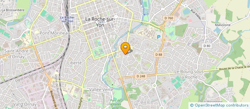 localisation de l'entreprise MONSIEUR STEPHANE BIRAULT à LA ROCHE-SUR-YON