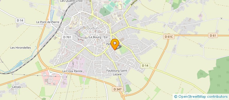 localisation de l'entreprise MONSIEUR STEPHANE BIZIOU  LOUDUN