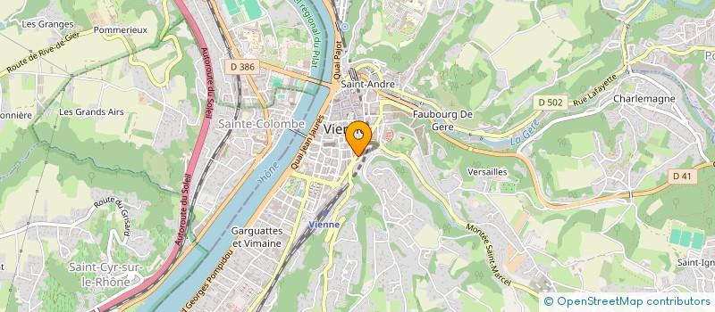 localisation de l'entreprise MONSIEUR STEPHANE BIZON  VIENNE