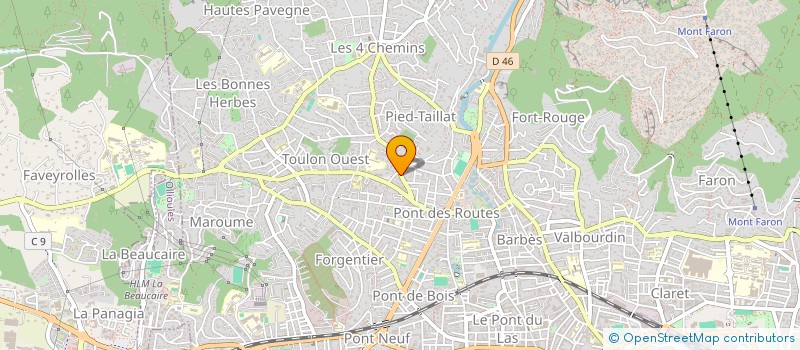 localisation de l'entreprise MONSIEUR STEPHANE BLANC  TOULON