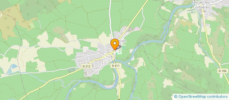 localisation de l'entreprise MONSIEUR STEPHANE BLANC  FABREZAN