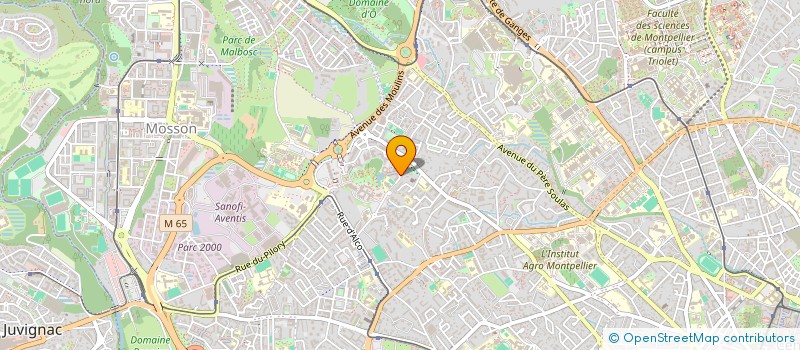localisation de l'entreprise MONSIEUR STEPHANE BLANC  MONTPELLIER