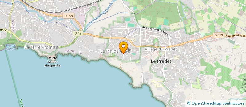 localisation de l'entreprise MONSIEUR STEPHANE BLANC  TOULON