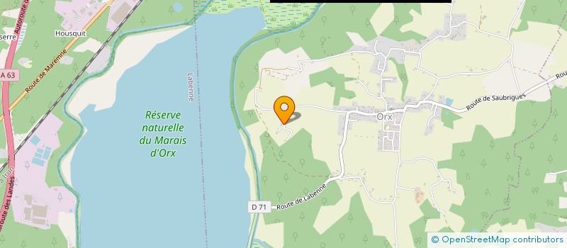 localisation de l'entreprise MONSIEUR STEPHANE BLANC  SAINT-LAURENT-DE-GOSSE