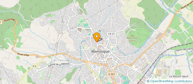 localisation de l'entreprise MONSIEUR STEPHANE BLANC à MANOSQUE