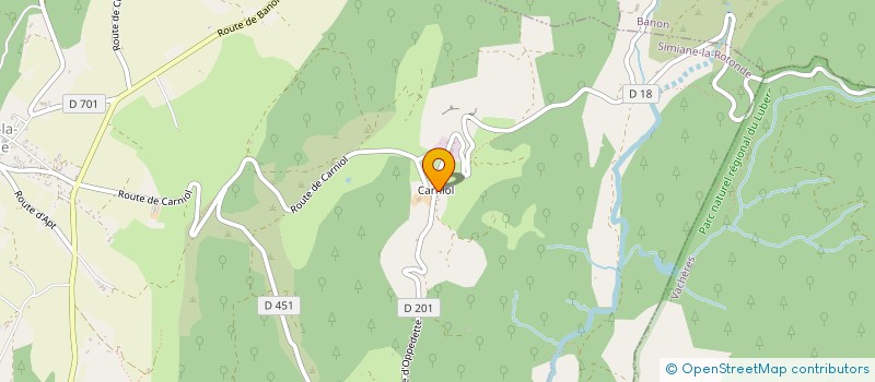 localisation de l'entreprise MONSIEUR STEPHANE BLANC  SIMIANE LA ROTONDE