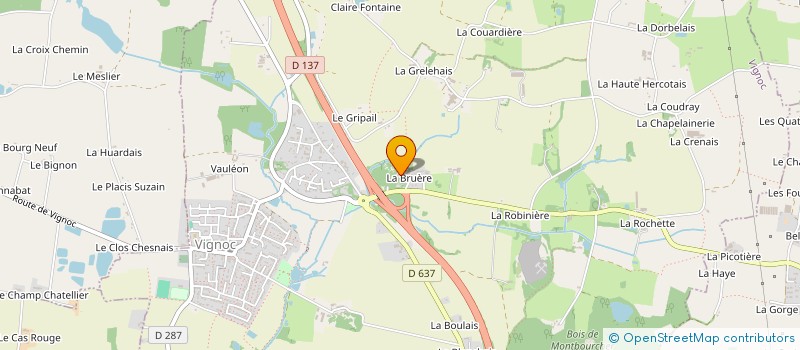 localisation de l'entreprise MONSIEUR STEPHANE BLANCHET  VIGNOC