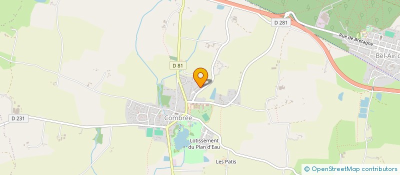 localisation de l'entreprise MONSIEUR STEPHANE BLANCHOUIN  OMBREE D'ANJOU