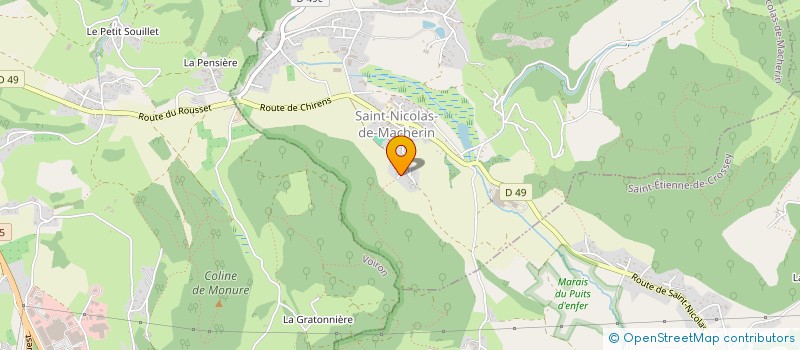 localisation de l'entreprise MONSIEUR STEPHANE BLANCO  SAINT-NICOLAS-DE-MACHERIN