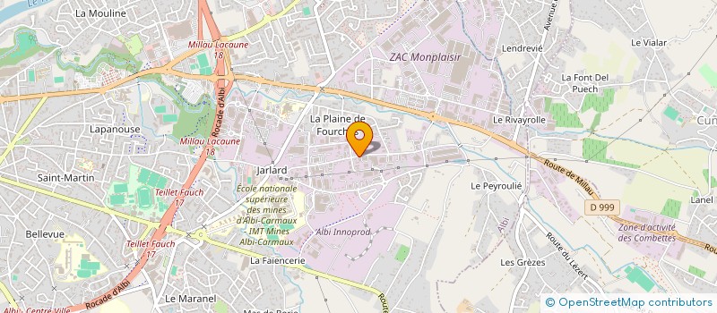 localisation de l'entreprise MONSIEUR STEPHANE BLANES à ALBI