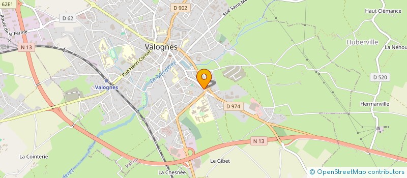 localisation de l'entreprise MONSIEUR STEPHANE BLANLOEIL  VALOGNES