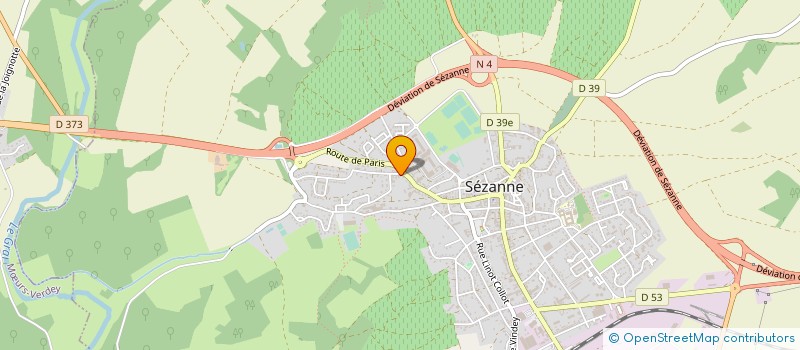 localisation de l'entreprise MONSIEUR STEPHANE BLAQUE  SEZANNE