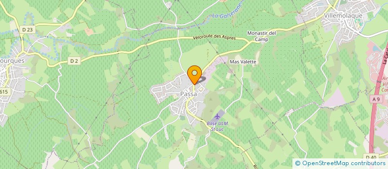 localisation de l'entreprise MONSIEUR STEPHANE BLAVETTE  PASSA