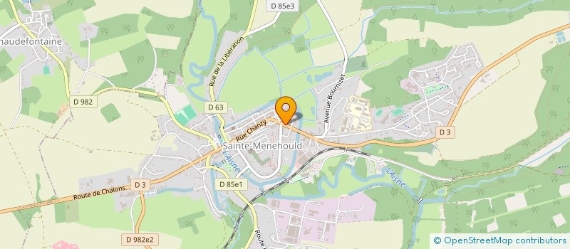 localisation de l'entreprise MONSIEUR STEPHANE BLEUZE  SAINTE-MENEHOULD