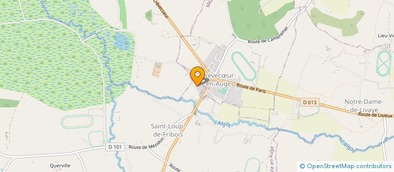 localisation de l'entreprise MONSIEUR STEPHANE BLIN  BELLE VIE EN AUGE