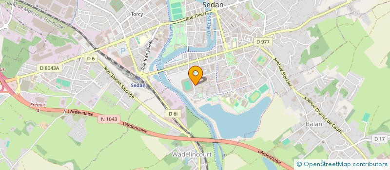 localisation de l'entreprise MONSIEUR STEPHANE BLOMME  SEDAN