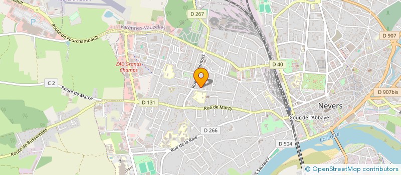 localisation de l'entreprise MONSIEUR STEPHANE BLONDEAU à NEVERS