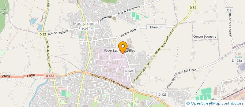 localisation de l'entreprise MONSIEUR STEPHANE BLONDEL  MOURS-SAINT-EUSEBE