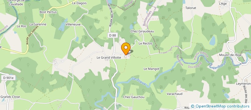 localisation de l'entreprise MONSIEUR STEPHANE BLOT  BUSSEROLLES