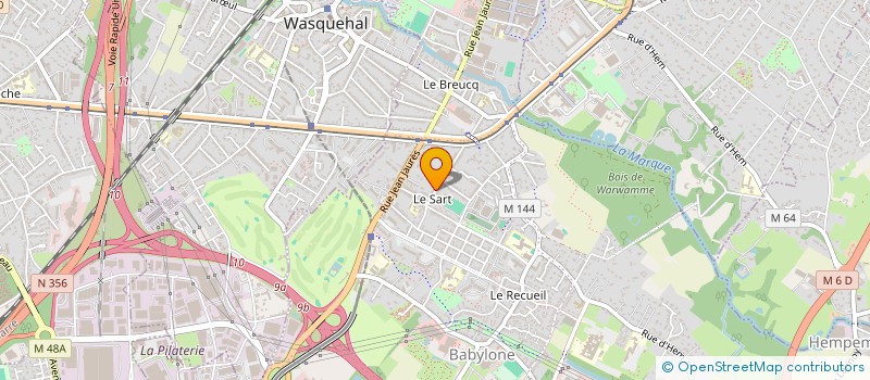 localisation de l'entreprise MONSIEUR STEPHANE BLYWEERT à VILLENEUVE-D'ASCQ