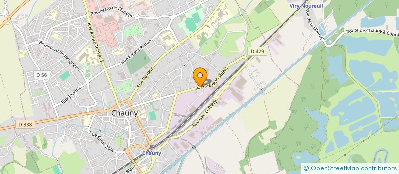 localisation de l'entreprise MONSIEUR STEPHANE BOCCACCINI à CHAUNY