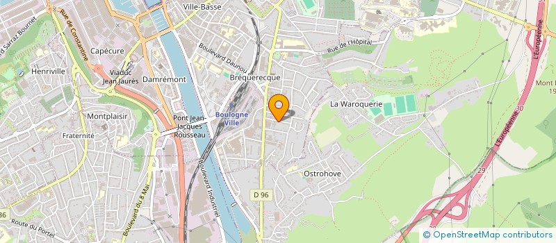 localisation de l'entreprise MONSIEUR STEPHANE BOCQUET à BOULOGNE-SUR-MER