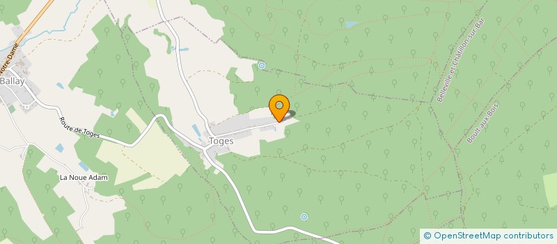 localisation de l'entreprise MONSIEUR STEPHANE BOCQUET  TOGES