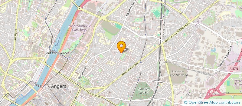localisation de l'entreprise MONSIEUR STEPHANE BODET  ANGERS