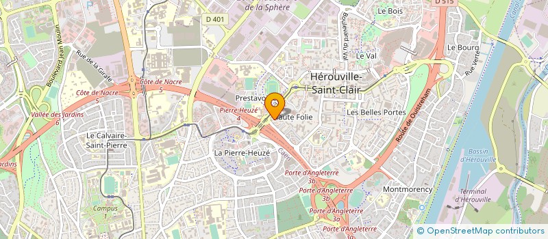 localisation de l'entreprise MONSIEUR STEPHANE BODIN à HEROUVILLE-SAINT-CLAIR