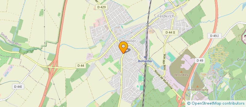localisation de l'entreprise MONSIEUR STEPHANE BOEGLIN  BOLLWILLER
