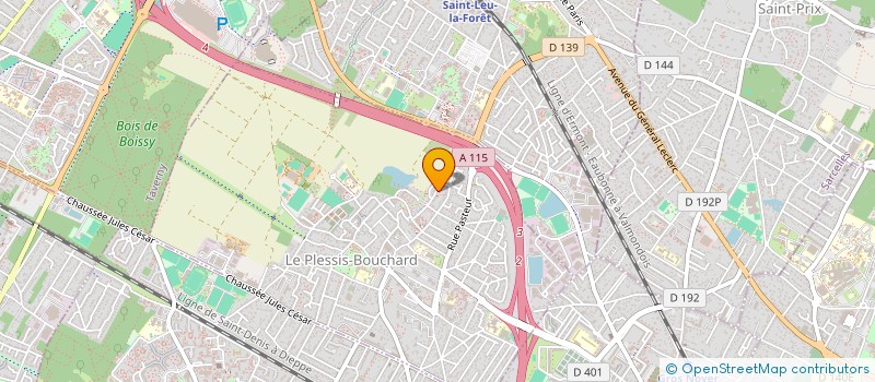 localisation de l'entreprise MONSIEUR STEPHANE BOESEL  LE PLESSIS-BOUCHARD