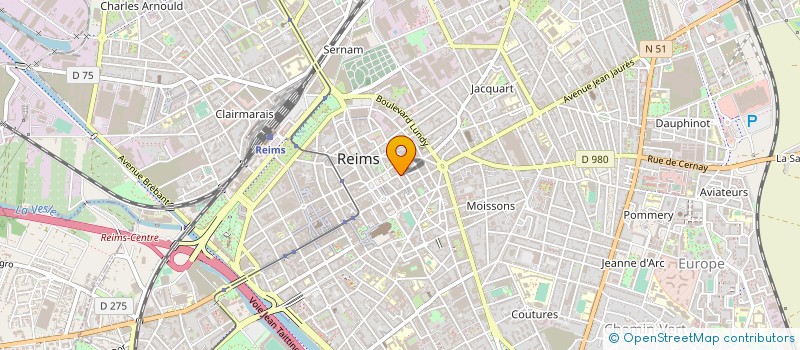 localisation de l'entreprise MONSIEUR STEPHANE BOILEAU  REIMS