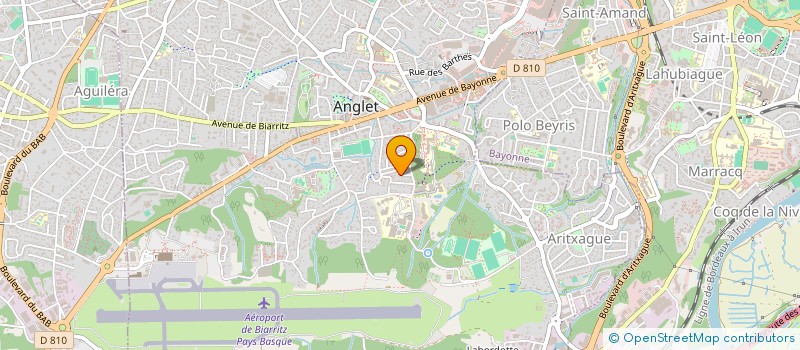 localisation de l'entreprise MONSIEUR STEPHANE BOINOT  ANGLET