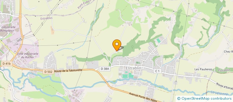 localisation de l'entreprise MONSIEUR STEPHANE BOISSONNET  ESTRABLIN