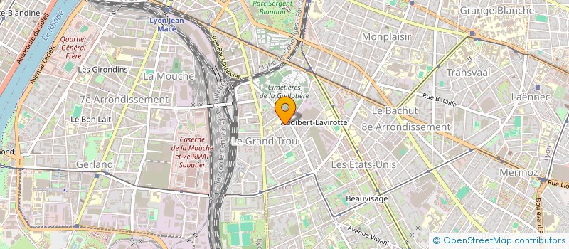 localisation de l'entreprise MONSIEUR STEPHANE BOITEUX à LYON