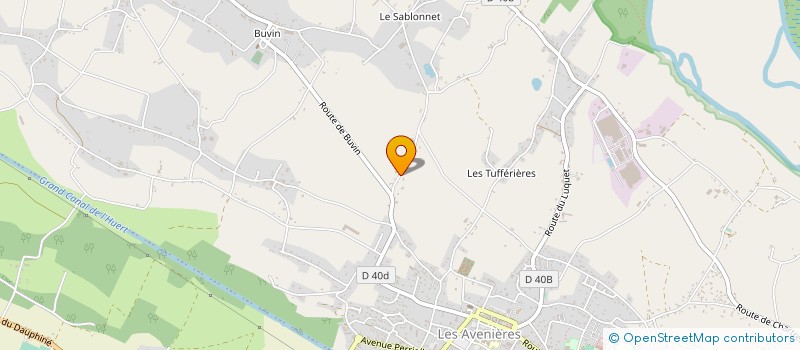 localisation de l'entreprise MONSIEUR STEPHANE BOIVIN  LES AVENIERES VEYRINS-THUELLIN