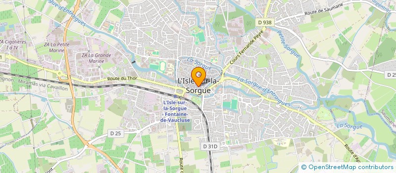 localisation de l'entreprise MONSIEUR STEPHANE BOLARD  L'ISLE-SUR-LA-SORGUE