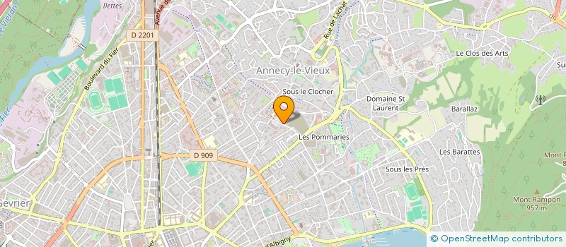 localisation de l'entreprise MONSIEUR STEPHANE BOMBAR à ANNECY